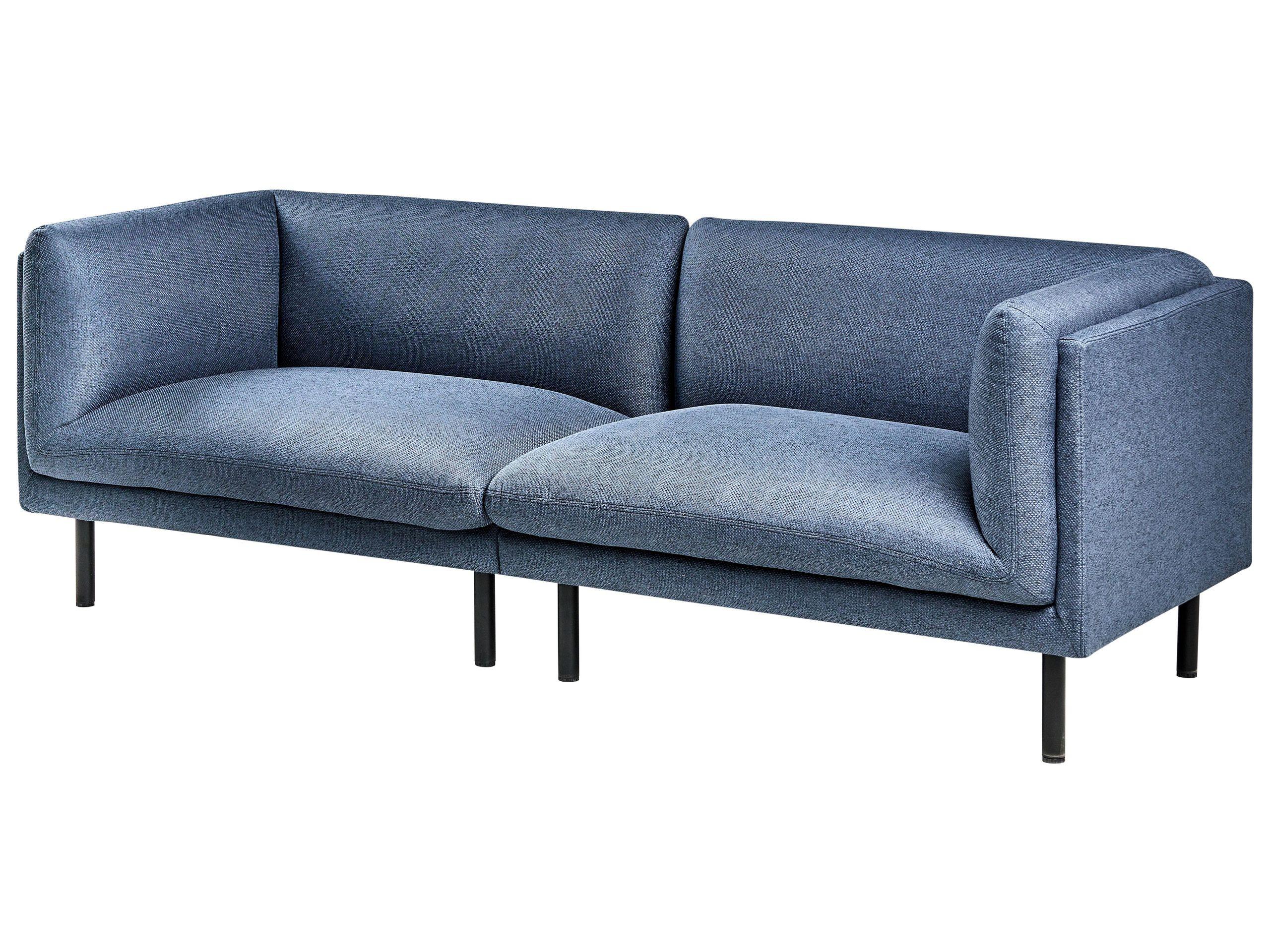 Beliani Divano 3 posti en Tessuto Moderno VORGOD  