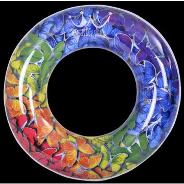 Jilong Farbenfroher Schmetterling Schwimmring (mehrfarbig, ⌀90cm)