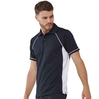 Finden & Hales Poloshirt Kontrasteinsatz  