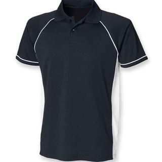 Finden & Hales Poloshirt Kontrasteinsatz  
