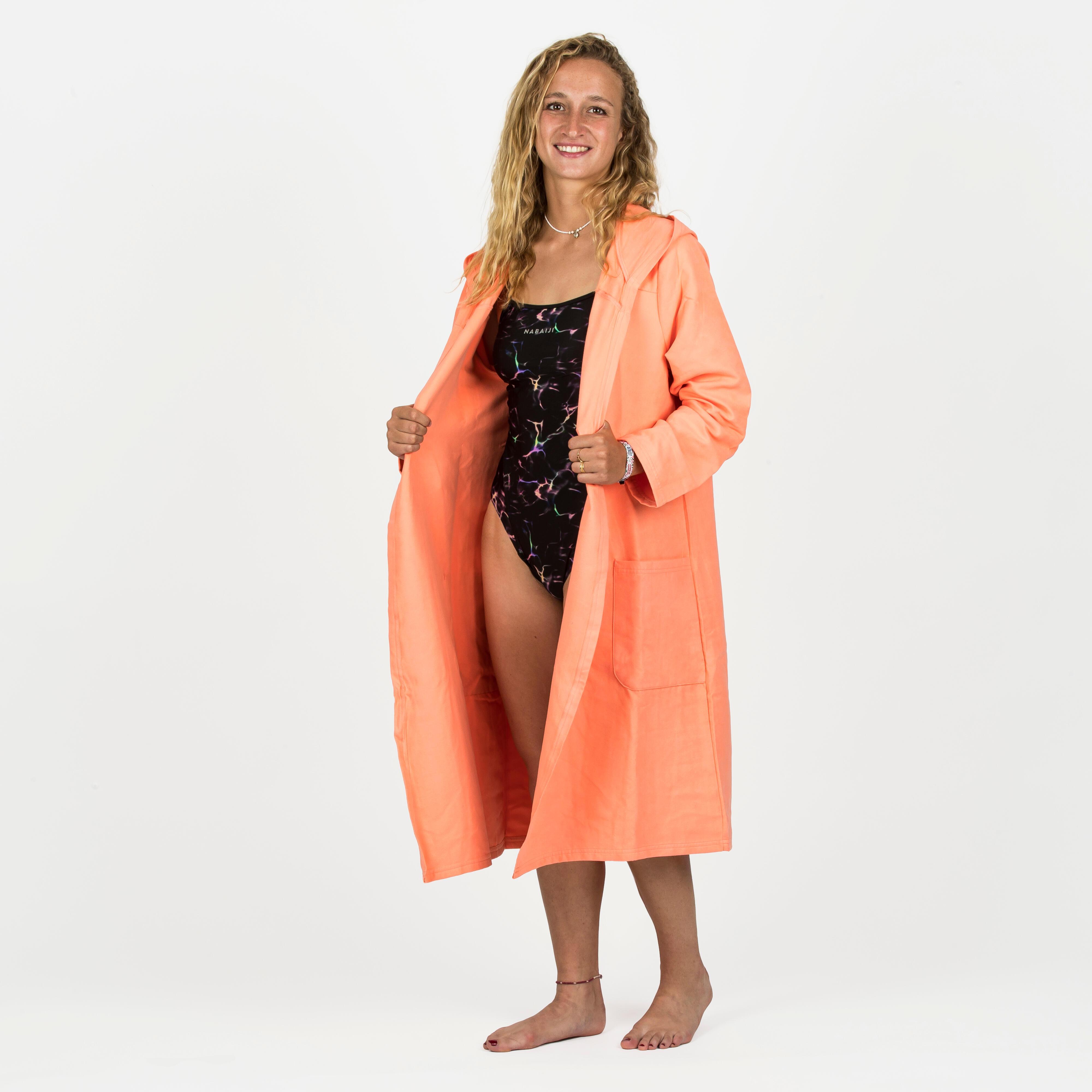 NABAIJI Accappatoio compatto in microfibra con cappuccio  