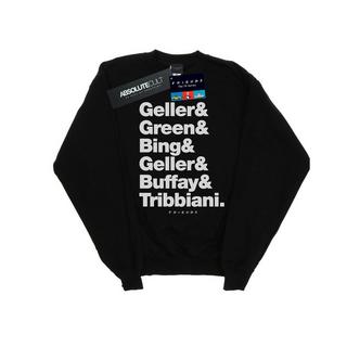 Friends  Surnames Text Sweatshirt 