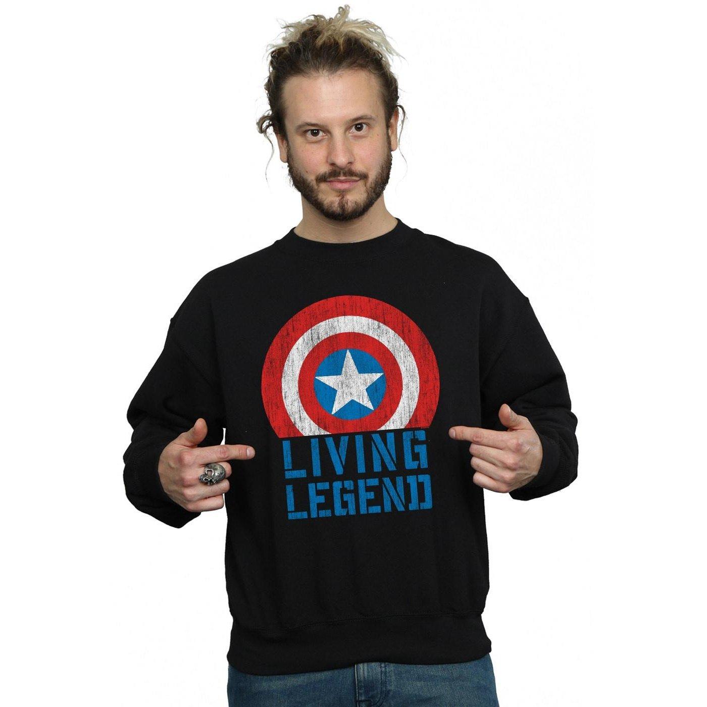 MARVEL  Sweat CAPTAIN AMERICA LIVING LEGEND 