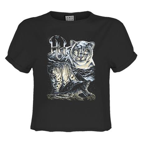 Amplified Top corto Snow Leopards  