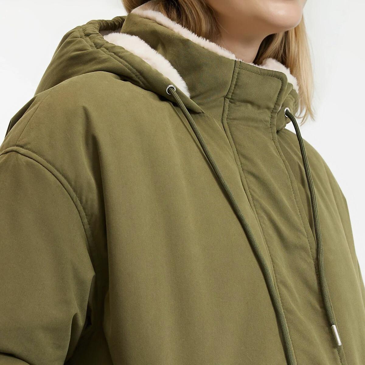 La Redoute Collections Winterparka mit fester Kapuze  