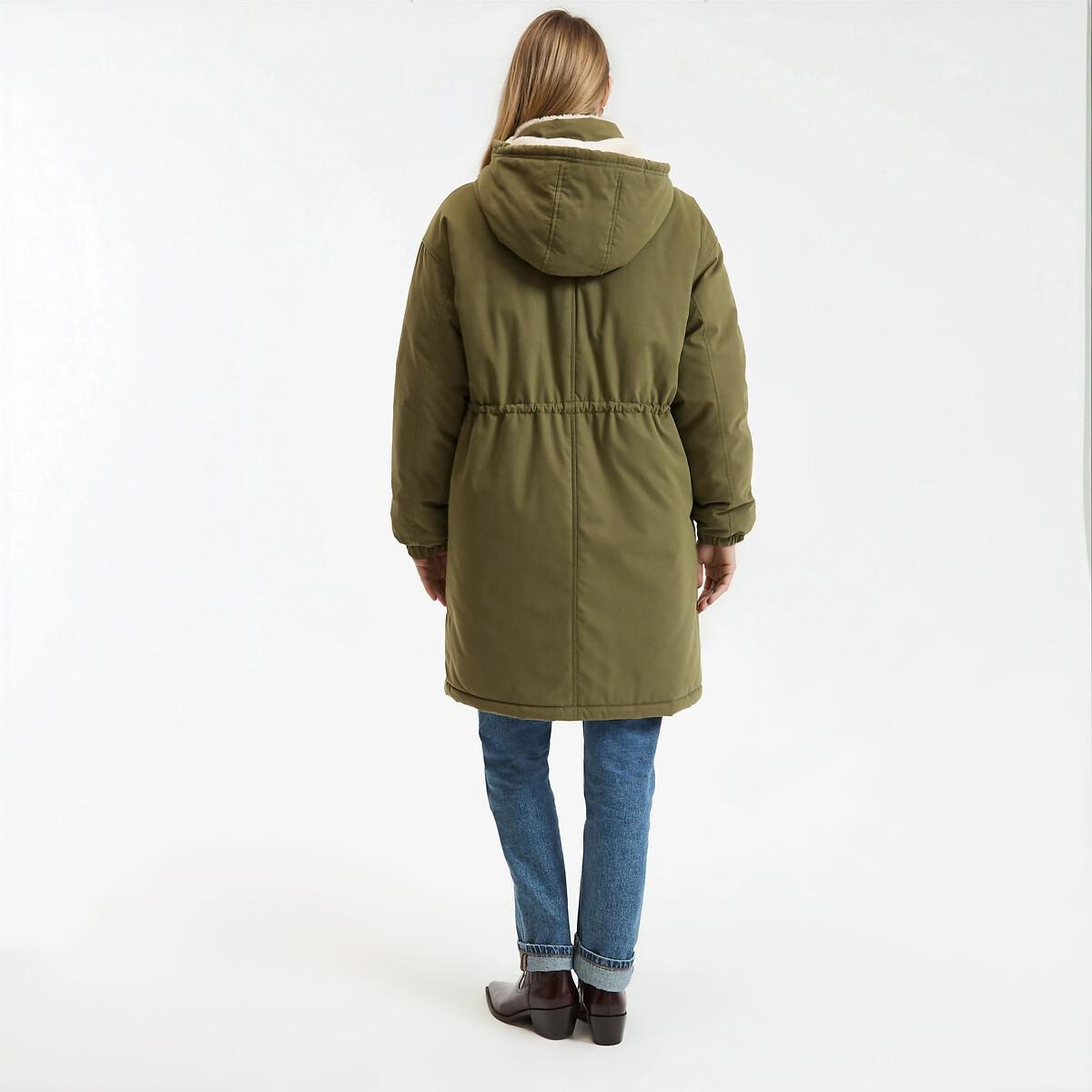 La Redoute Collections Winterparka mit fester Kapuze  