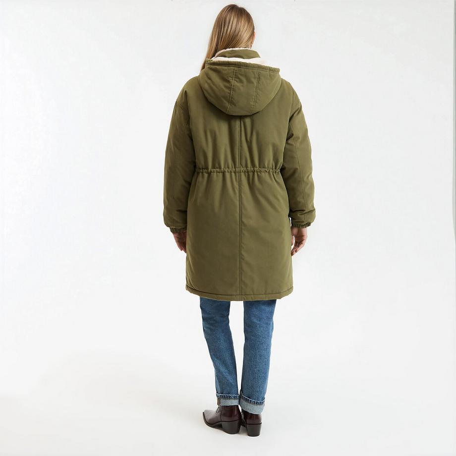 La Redoute Collections Winterparka mit fester Kapuze  
