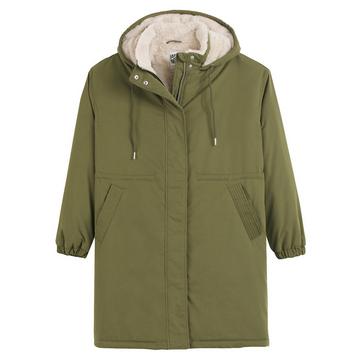 Parka longue capuche fixe