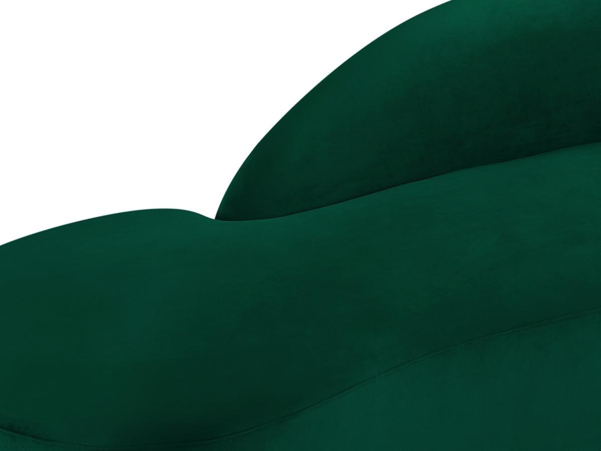 PASCAL MORABITO Méridienne gauche en velours vert LONIGO de Pascal Morabito  