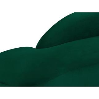 PASCAL MORABITO Méridienne gauche en velours vert LONIGO de Pascal Morabito  