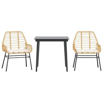 Garten essgruppe poly-rattan