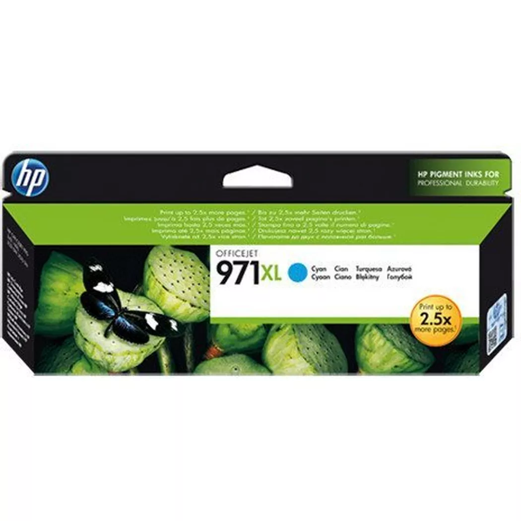Hewlett-Packard – HP Tintenpatrone 971XL cyan CN626AE OfficeJet Pro X451/576 6600 S., One Size