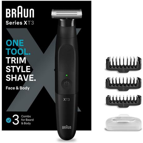 BRAUN Hybrid-Trimmer XT3100 3-Kämme  