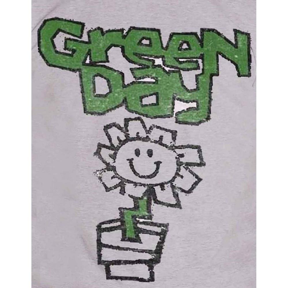 Green Day Green Day Blumentopf Grafikdruck T-Shirt  