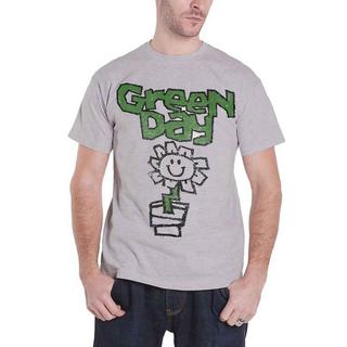 Green Day Green Day Blumentopf Grafikdruck T-Shirt  