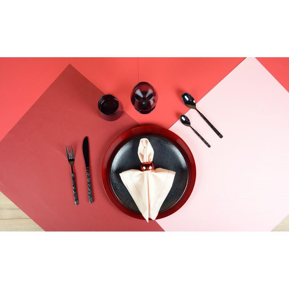 Aulica  VERRES A VIN NOIR - LOT DE 6 