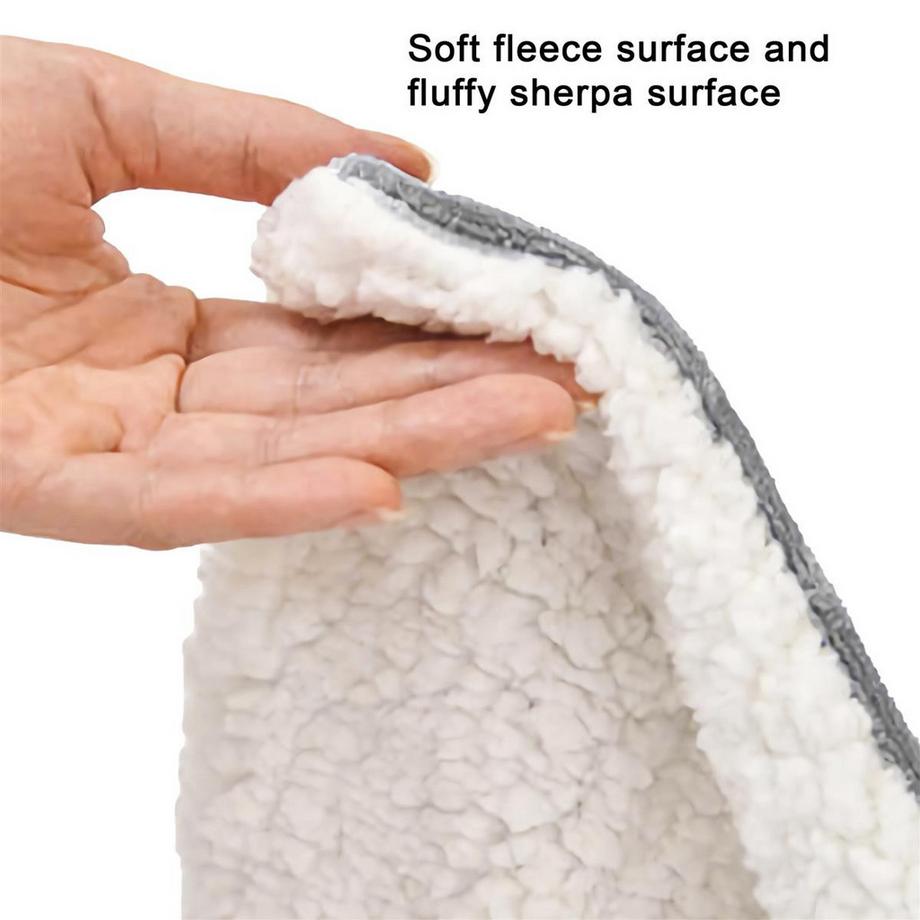 Intirilife Intirilife Sherpa Decke Kuscheldecke  