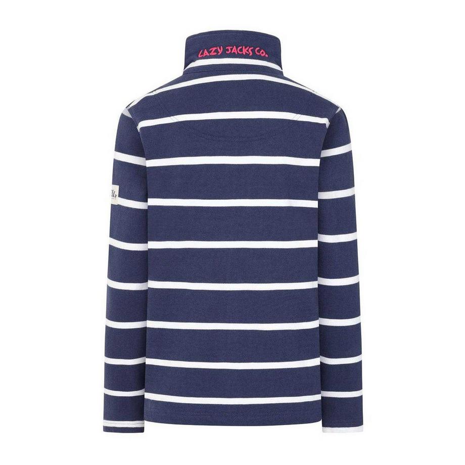 Lazy Jacks Sweatshirt rayé à fermeture éclair intégrale  