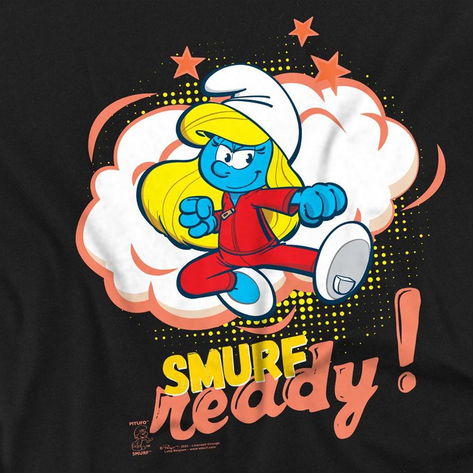 Les Stroumpfs  T-ShirtMotif Schtroumpfette Ready 