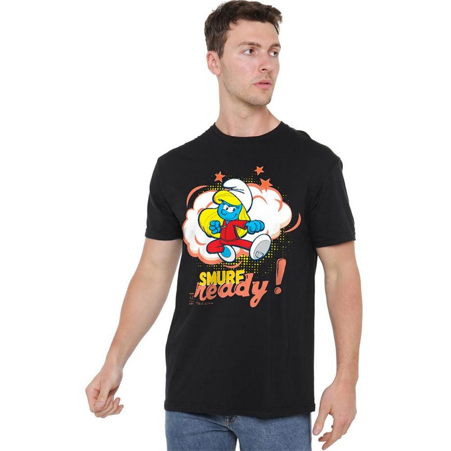 Les Stroumpfs  T-ShirtMotif Schtroumpfette Ready 