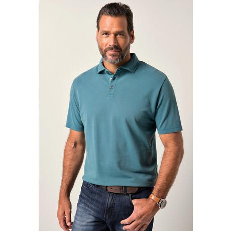JP1880 Piqué Halbarm Poloshirt Haikragen Vintage Look  