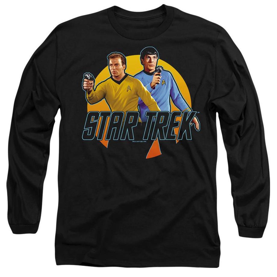 Star Trek Star Trek Phasers Ready T-Shirt Maniche Lunghe  