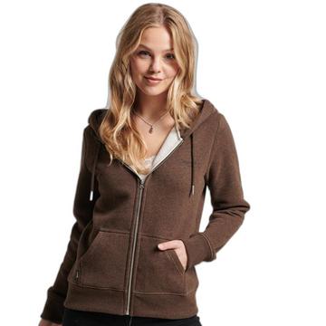 Sweatshirt à capuche zippé à logo femme  Essential
