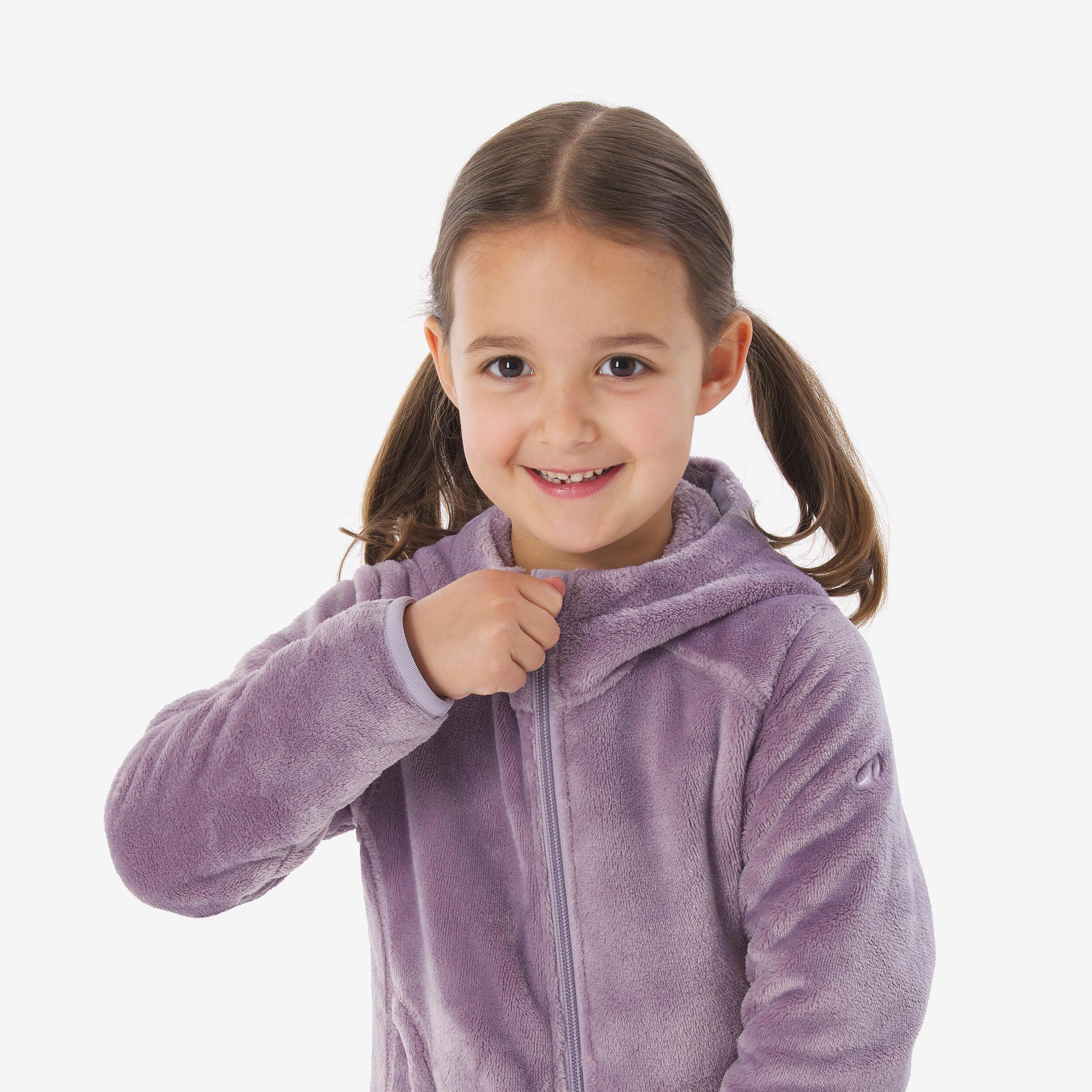 QUECHUA MH500 Giacca in Pile Calda Trekking Bambini  