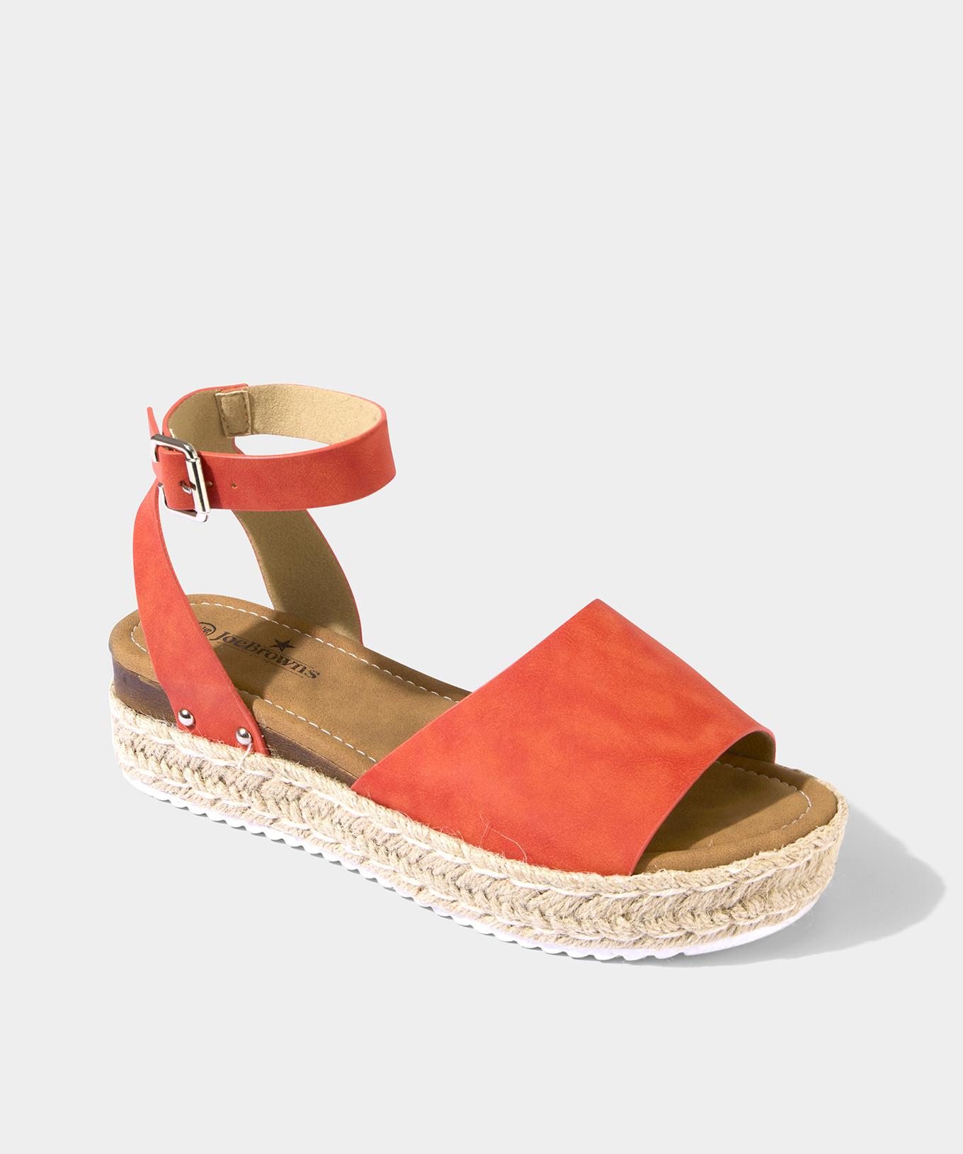 Joe Browns  Nietenbesetzte Espadrille-Sandalen mit Knöchelriemen 