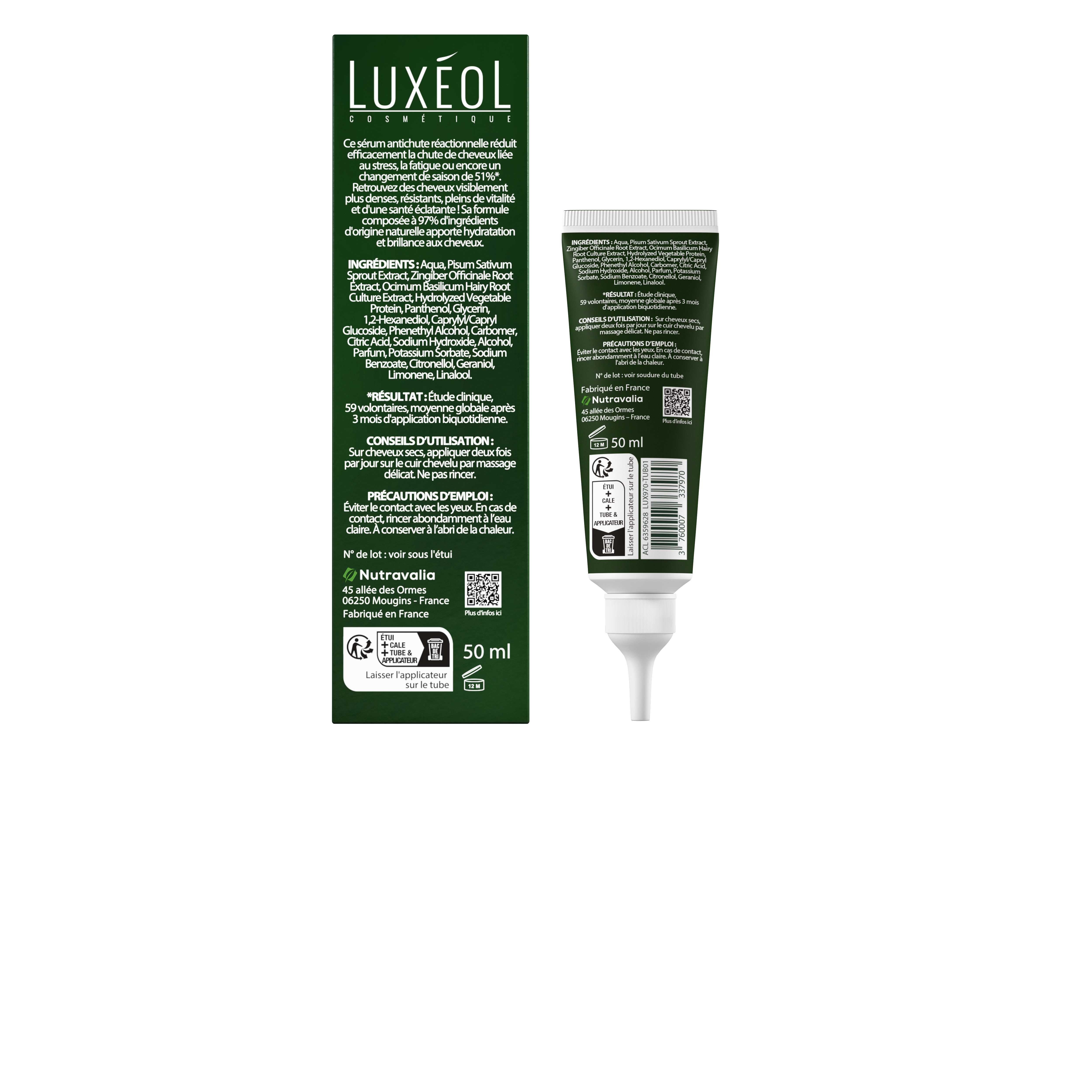 Luxéol  Serum gegen reaktiven Haarausfall 