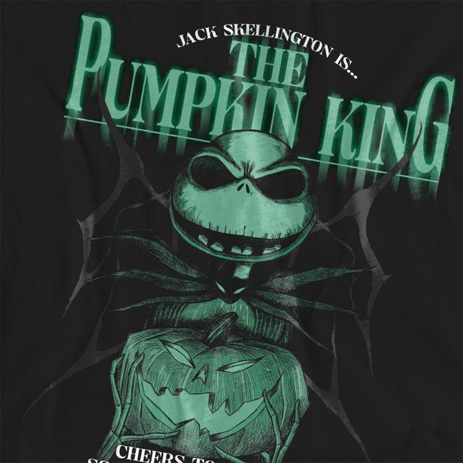 Nightmare Before Christmas  T-ShirtMotif Jack Skellington Cheers To Fears 