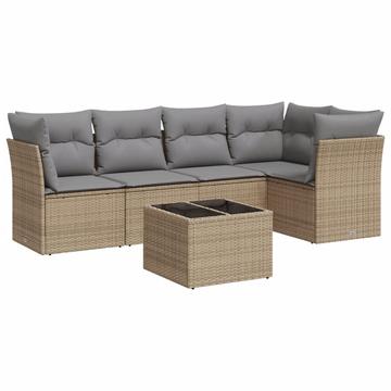 Garten sofagarnitur poly-rattan