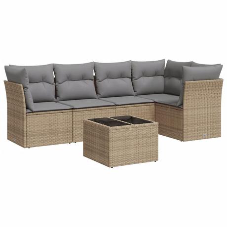 VidaXL Garten sofagarnitur poly-rattan  