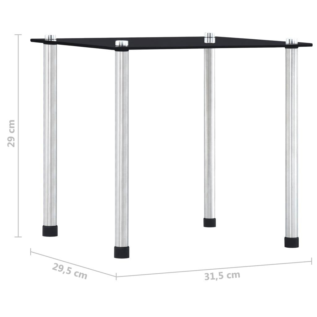 VidaXL Table gigogne verre  