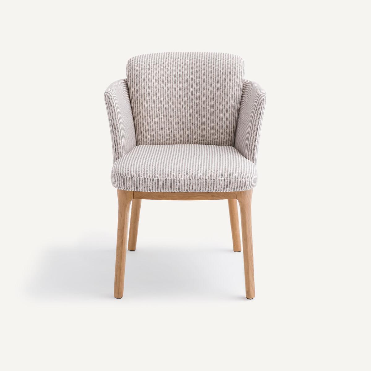 AM.PM Tischsessel Fussgestell aus Eiche und Stoff Jabote  