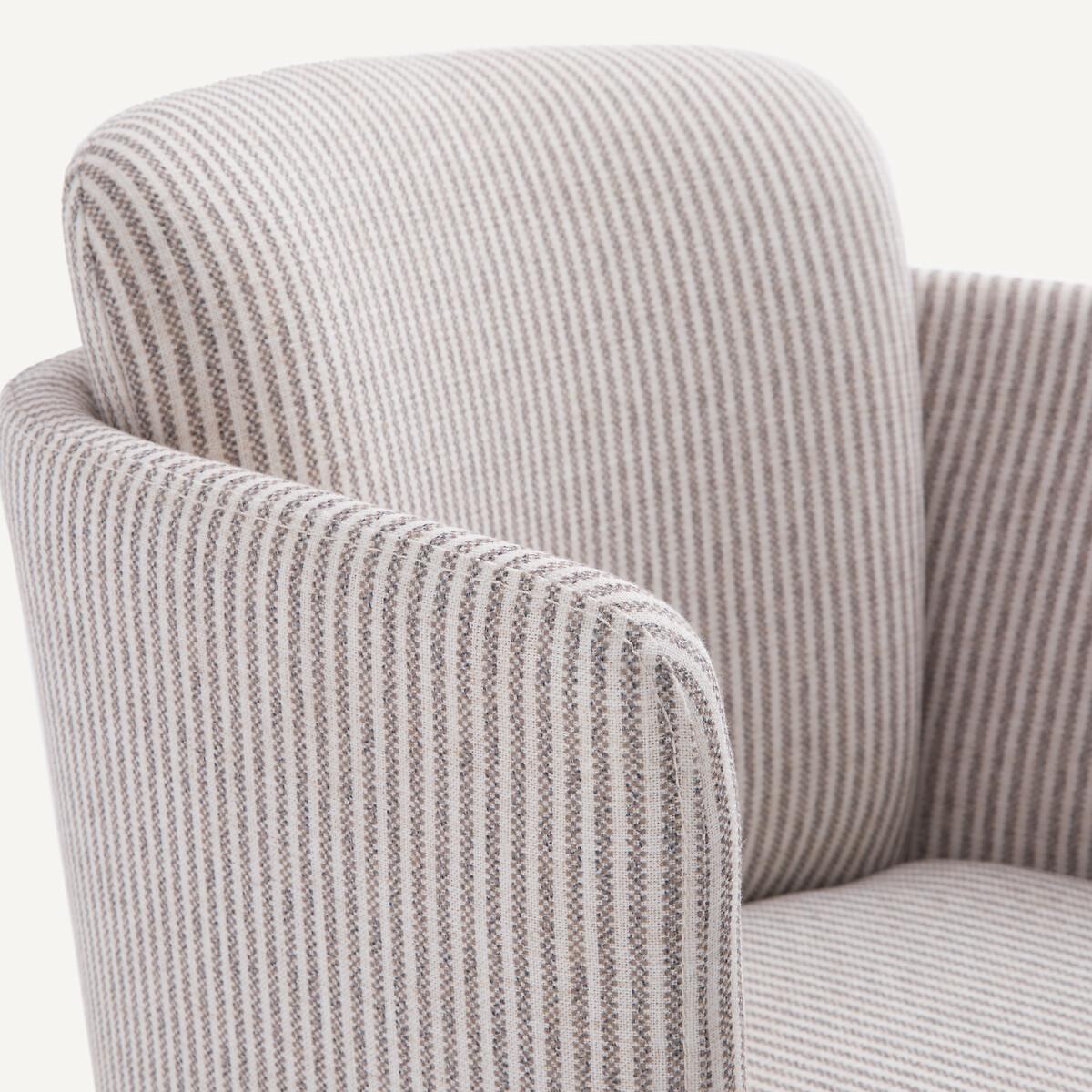 AM.PM Tischsessel Fussgestell aus Eiche und Stoff Jabote  