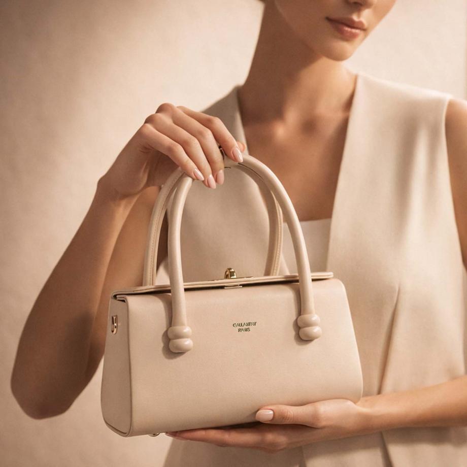 Gallantry Kleine Handtasche mit Schlossverschluss  