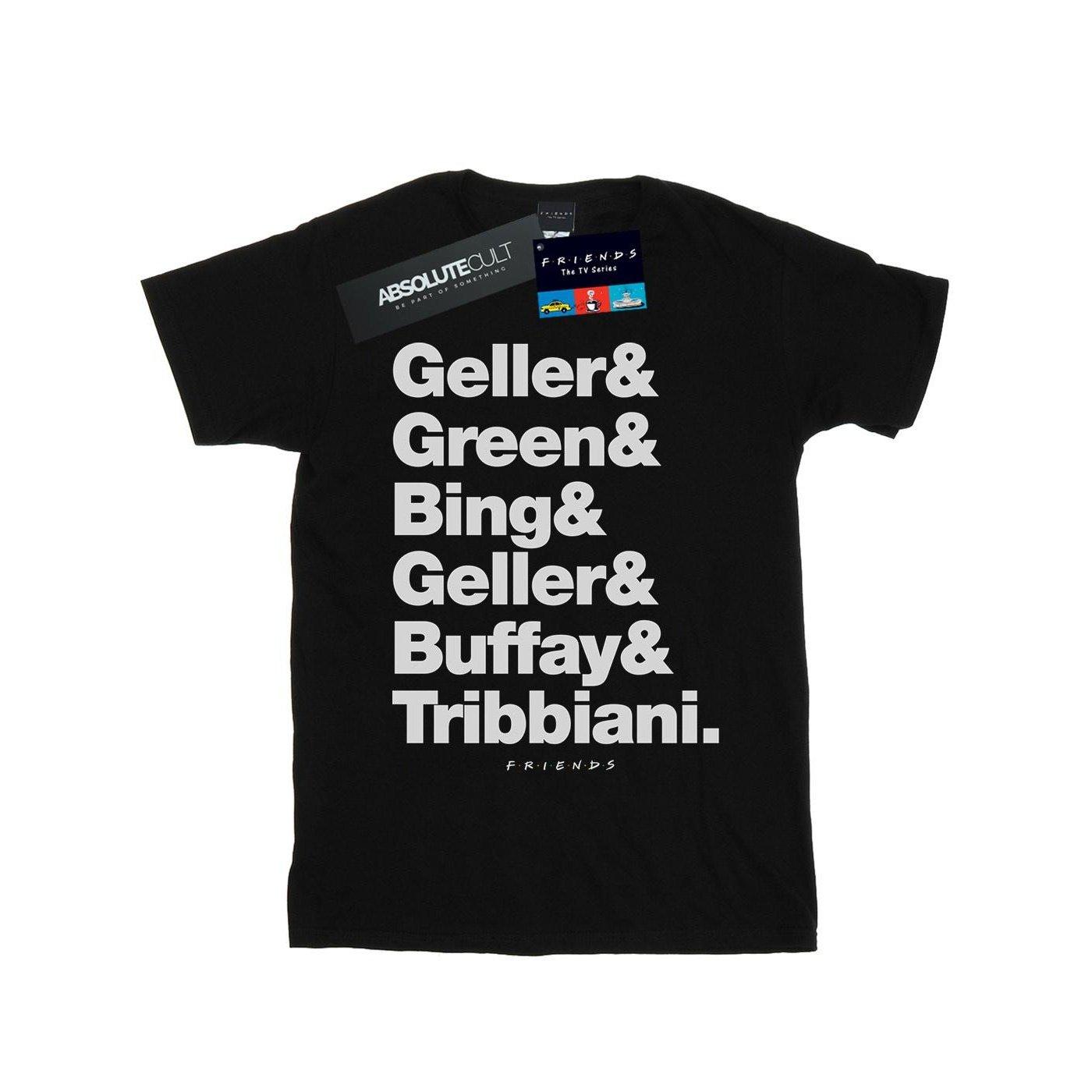 Friends  Surnames Text TShirt 