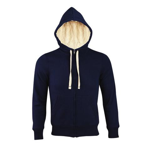 SOLS  Sherpa Sweatshirt à capuche et fermeture zippée 