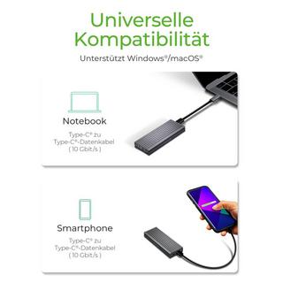 ICY Box  M.2 NVMe SSD Gehäuse mit Schreibschutz IB-1817M-C31 USB Type-C 