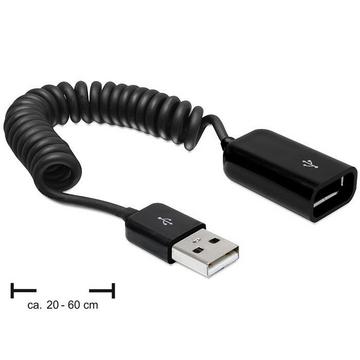 USB 2.0 0.6m câble USB 0,6 m USB A Noir