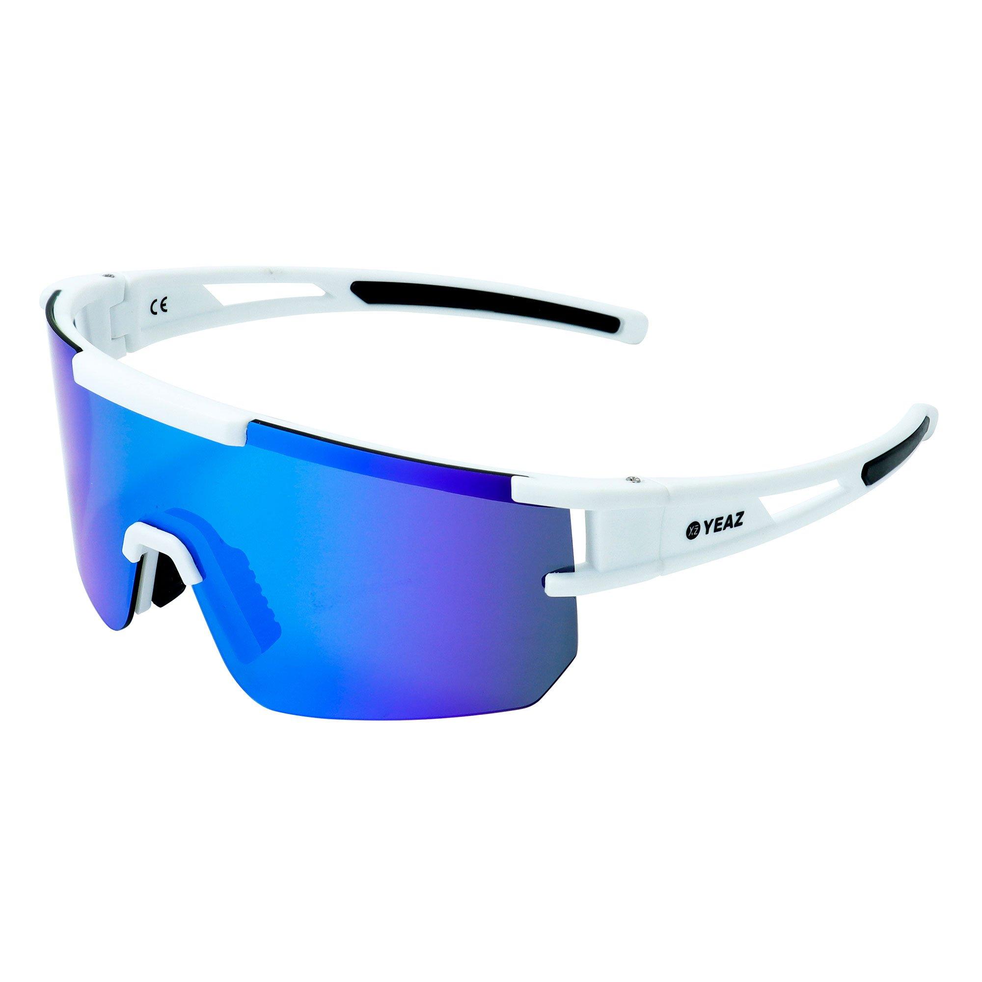 YEAZ  SUNSPARK Lunettes de soleil de sport Bright White/Blue 