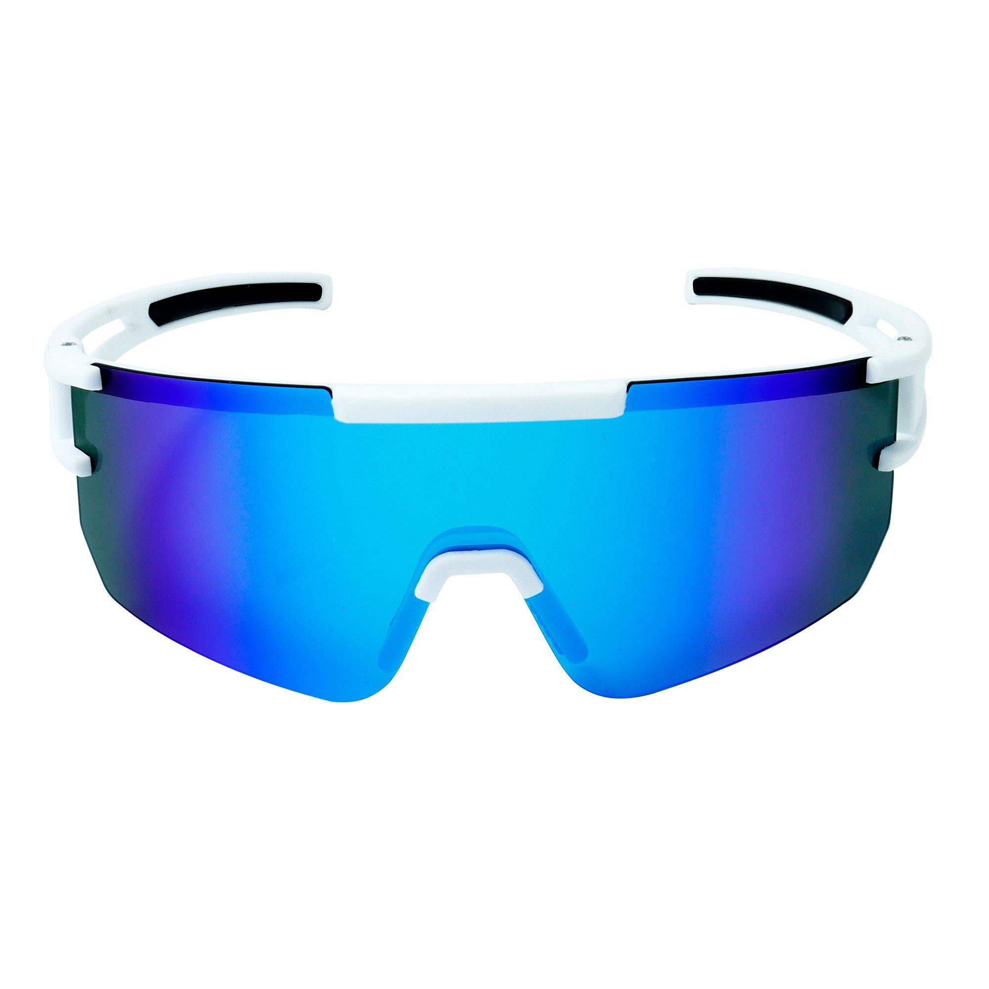 YEAZ  SUNSPARK Occhiali da sole sportivi bianco/blu brillante 