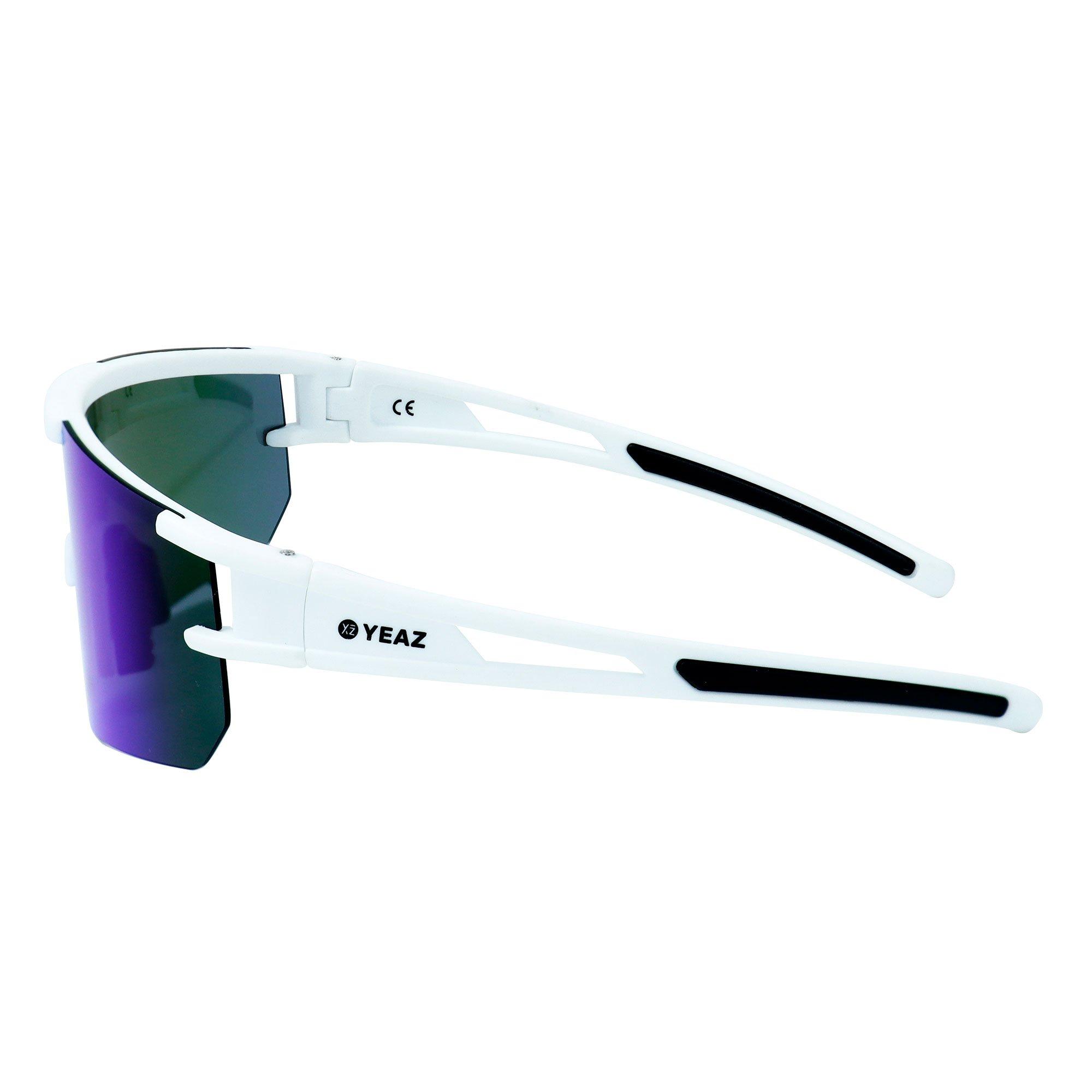 YEAZ  SUNSPARK Sport-Sonnenbrille Bright White/Blue 