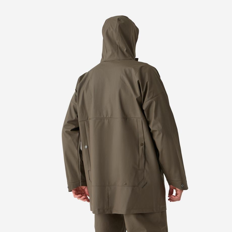 SOLOGNAC Wasserdichte Winddichte Polyester Jacke  