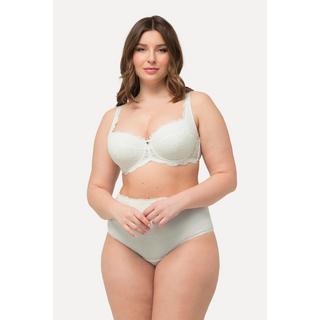 Ulla Popken  Reggiseno a balconcino con coppe morbide, pizzo, ferretto e coppa B-D 