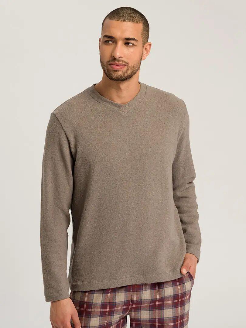 HANRO Cozy Comfort Chemise à manches longues col haut  