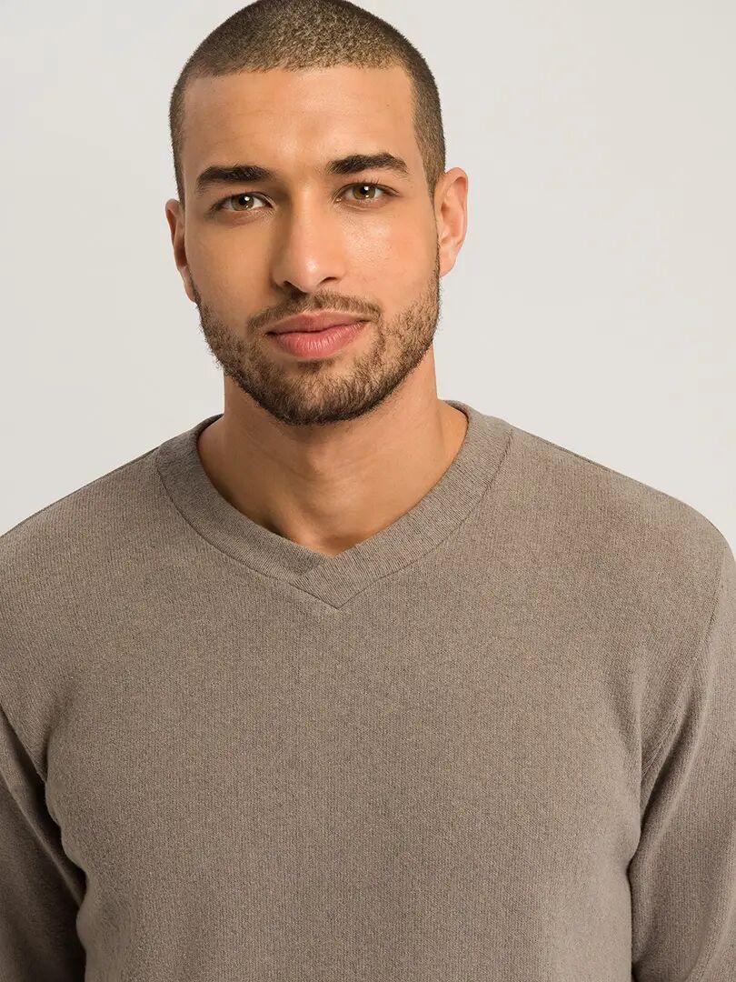 HANRO Cozy Comfort Chemise à manches longues col haut  