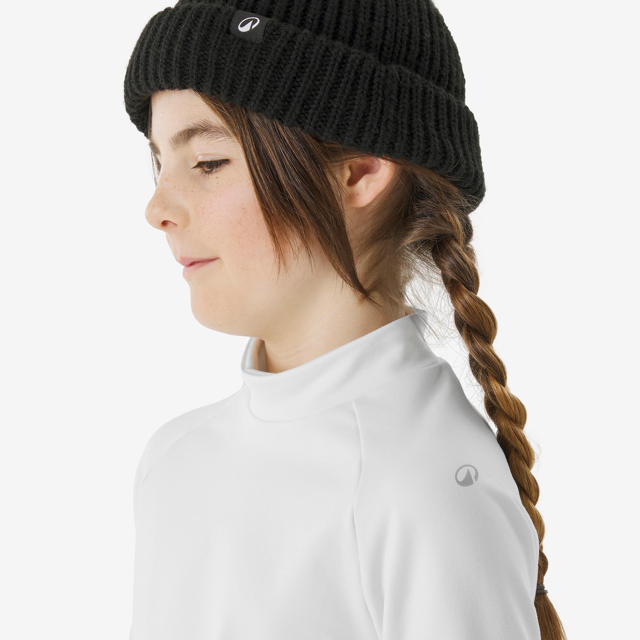 WEDZE  Funktionsshirt Ski Kinder Langarm Polyester 