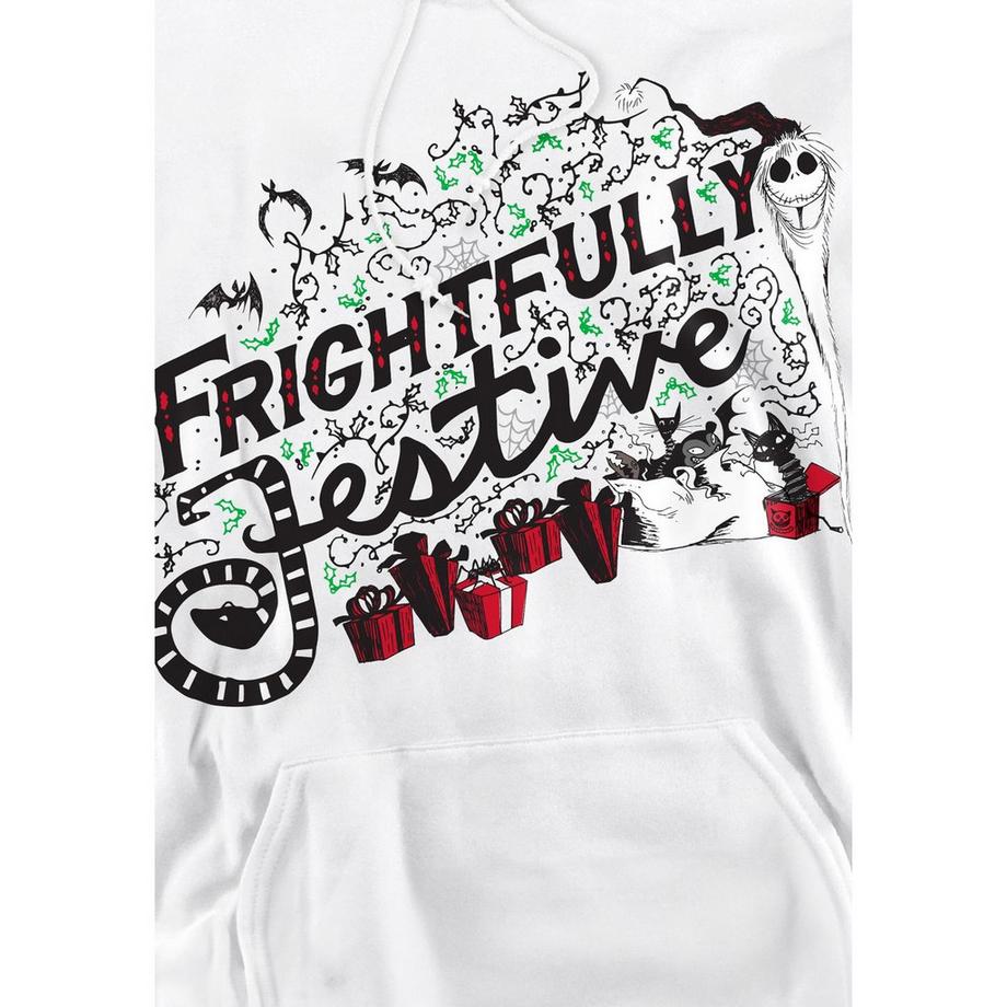 The Nightmare Before Christmas  Frightfully Festive Holiday Felpa Con Cappuccio 